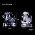 thumbnail image 3 of IROINID Casse-Tête en Cristal 3D Scie Gigogne Clair Douze 12 Constellations Astrologie Flash Lumière DEL, 3 of 3