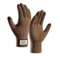 thumbnail image 2 of YAOBAMM Fleece-lined Gloves 1 Pair Knitted Elastic Full Fingers Thickened Touch Screen Solid Color High Friction Cold Resistant Cycling Camping Gloves, 2 of 6