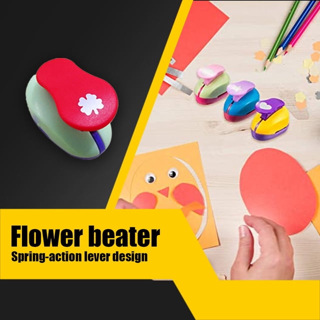 Hole Puncher Cards Labor-saving Photo Album Handmade Decoration Tool Accessories Easy and Fast Manual Tools Consistent Design four leaves