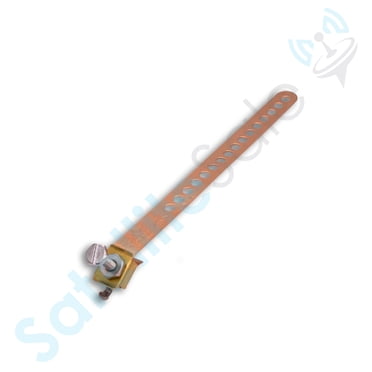 SatelliteSale Sangle de Mise à la Terre Revêtue de Cuivre 12 Pouces Flexible et Ajustable Lot de 1