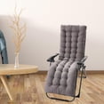 thumbnail image 3 of Polyester Garden Recliner Cushion Mat Office Chair Seat Cushions Reclining Chair, 3 of 8
