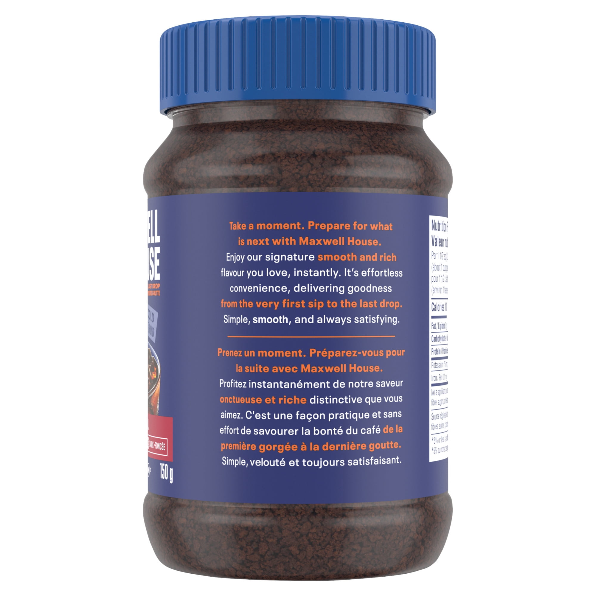 Maxwell House Original Roast Instant Coffee, 150 g Jar