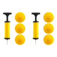 thumbnail image 1 of Roundnet Game Ball Replaceable Competitive Balls Mini Volleyball 6-Pack with Pump, 1 of 5
