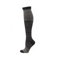 thumbnail image 1 of Penkiiy Bas de Compression pour Hommes Motif Coloré Bas de Pression Hommes Femmes Bas Élastiques Mouvement Extérieur Bas Gris Foncé, 1 of 3