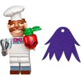 thumbnail image 1 of LEGO Minifigure Muppets Series: The Swedish Chef Minifig with Additional Purple Cape (71033), 1 of 2