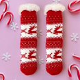 thumbnail image 1 of Slipper Socks Home Floor Socks Winter Warm Fuzzy Lined Socks Super Soft Socks Unisex, 1 of 4