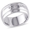 thumbnail image 1 of Miabella Diamond-Accent Sterling Silver Three-Stone Promise Ring, 1 of 5