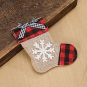 Roiihwy Christmas Party Supplies Christmas Table Decorations Cutlery Set Embroidery Christmas Props Knife and fork Set Christmas Home Hotel Restaurant Decorationss