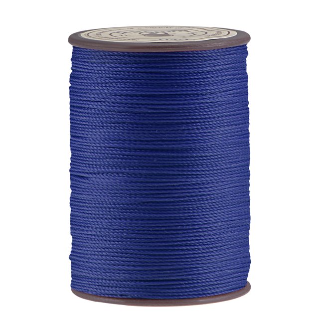 Unique Bargains Thin Waxed Thread 93 Yards 0.65mm Polyester String Cord for Machine Sewing Hand Quilting Weaving, Dark Blue