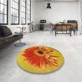 thumbnail image 4 of Ahgly Company Tapis Rectangulaire Lavable en Machine Intérieur Transitionnel Rouge Écarlate, 5 Pieds x 8 Pieds, 4 of 7
