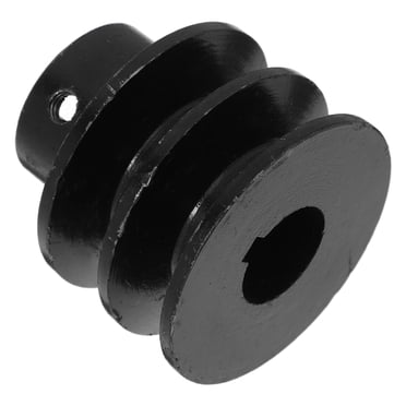 Miangastore Double Groove V-Belt Pulley High Efficiency Easy Installation Belt Pulley Wide Compatibility Belt Pulley for Gas Engine Water Pump
