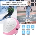 thumbnail image 4 of TopLLC Children Protective Gear For Teenagers Skateboards Roller Skating Bikes Riding Protective Gear Skating 6-piece Set Children knee pads, 4 of 7
