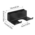 thumbnail image 2 of TIELUTT Hair Dryer Holder Wall Mounted Hair Organizer for Blow Dryer Space Small Dish Drying Racks Rolling Mat for Kitchen Strainer for over the Bottle Drying Small Dish Drying Mats for Kitchen, 2 of 3