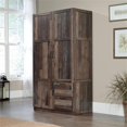 thumbnail image 2 of Pemberly Row Armoire Garde-Robe en Bois d'Ingénierie en Pin Rustique Récupéré/brun, 2 of 14