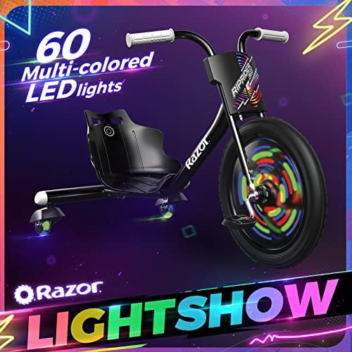 Razor RipRider 360 Lightshow – Trike with Rear Casters and with