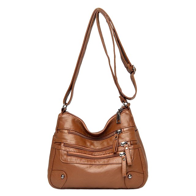 Ediodpoh Women Bags Fashionable Middle Mother Bags Large Capacity Shoulder Crossbody Bags Casual Women Bags For Commute Brown