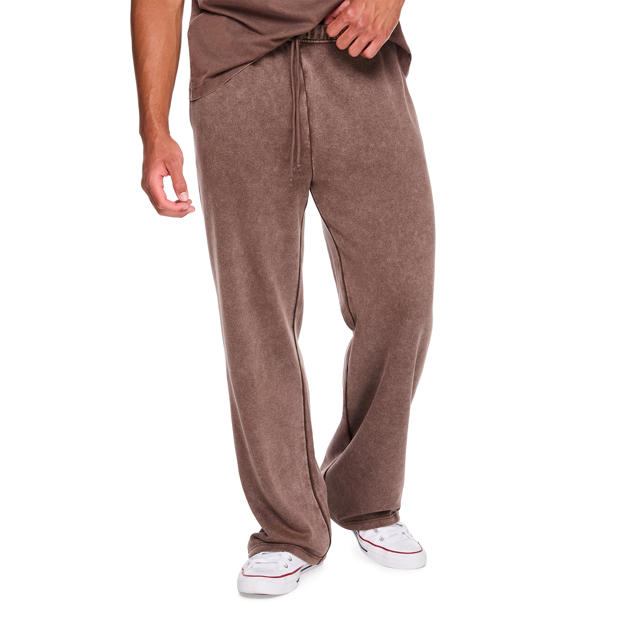 Jogger délavé à jambe droite No Boundaries pour hommes