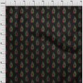 thumbnail image 3 of oneOone Viscose Chiffon Fabric Leaves & Floral Block Print Sewing Fabric BTY 42 Inch Wide, 3 of 4