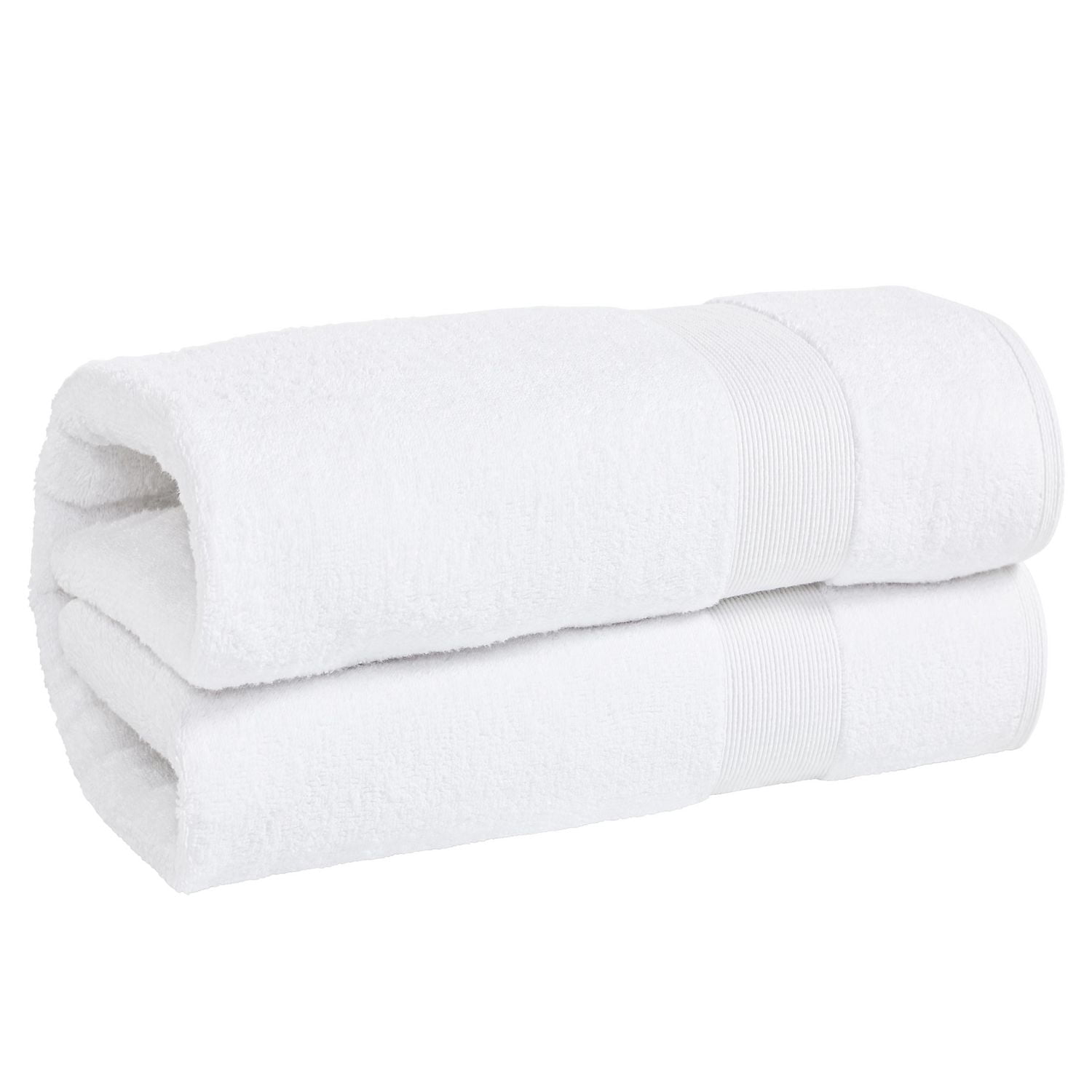 Fabstyles Drap de bain surdimensionné de qualité supérieure, extra épais et absorbant, drap de bain avec boucle de suspension, grande serviette de bain Jumbo pour douche et salle de bain