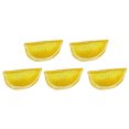 thumbnail image 1 of Wweixi 5pack/lot Long-lasting PVC Fruit Slice Model For Store Samples Mall Emissions Watermelon Slices 2, 1 of 6