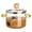 YE1, variant on Binwennn Clear Pots 1.6L Or 2.3L Heat Borosilicate Glass Pot For Cooking Simmer Pot With Lid And Handle For Soup Milk Porridge Pasta Glass Pot On Stove，Easy Cleaning， Cooking Option Baby Food Cooker