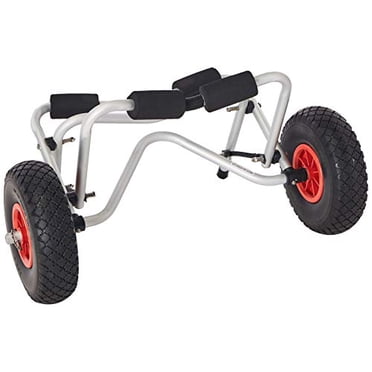 1236 RAD Sportz Chariot de Kayak Chariot de Kayak avec Pneus Pneumatiques Capacité de 150 LB Argent