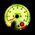 thumbnail image 3 of Youkk ABS 12V Car 3.75Inch Tachometer Tacho Gauge Tachometer Gauge with 7 LED Colors Shift Light 0-8000 RPM 1Set, 3 of 6