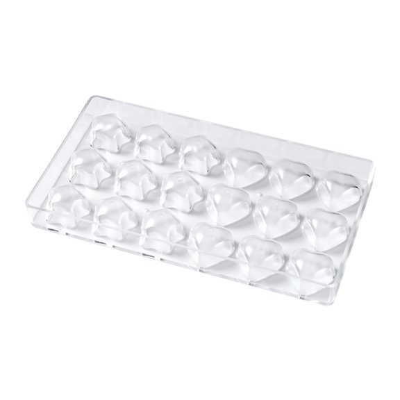 LEHOZIHEQ Moule en Chocolat en Forme de Cœur en Acrylique Moule à Bonbons 3D Outil de Pâtisserie Transparent pour la Cuisine à la Maison et l'Usage Quotidien pour la Cuisine à la Maison et l'Usage Quotidien