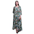 thumbnail image 1 of Bimba Caftan de Plage à Oiseaux, Paréo de Bikini, Robe Maxi pour Femmes, Long Caftan-S-L, 1 of 5