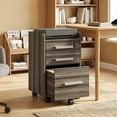 thumbnail image 2 of HOMCOM Vertical Filing Cabinet Mobile File Cabinet with Lockable Drawer, 2 of 10