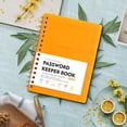 thumbnail image 2 of A6 Mini Password Book – Spiral Bound Pocket Notebook with Alphabetical Tabs (4.25x5.7in, Durable PP Cover), 2 of 6