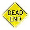 thumbnail image 3 of Dead End Sign?- 12"x 12" - .040 Aluminum Reflective Sign Rust Free Aluminum-UV Protected and Weatherproof, 3 of 4
