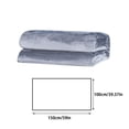 thumbnail image 3 of TIMIFIS 100X150cm Super Soft Warm Solid Warm Fleece Blanket Throw Rug Sofa Bedding, 3 of 3