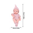 thumbnail image 3 of EGNMCR Room Decor, Home Decor, Wall Decor 7.48 Inch Soft Newborn Baby Dolls Vinyl Baby Dolls With Clothes Set Including Pacifier Realistic Doll Look Real Doll Doll, 3 of 7