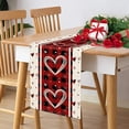 thumbnail image 4 of Coffee Tables for Living Room,Table Flags Set of 4 Sizes with Heart Design for Valentine's Day Wedding Anniversary Dinner Party Tabletop Decorations Home Living Room Decor Warm Ambiance, 4 of 6