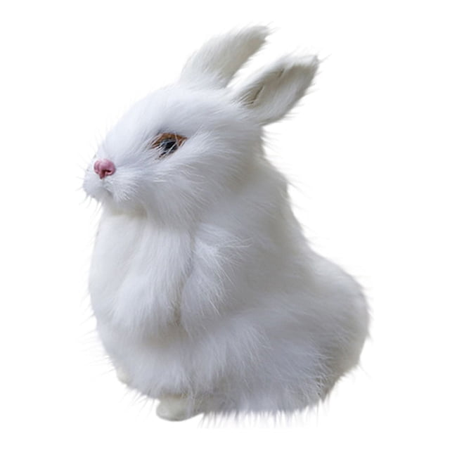 TopLLC Educational Toddler Toys Easter Simulation Plush Rabbit Toy Cute Rabbit Doll Home Decoration Gift Interactive Kids Toys for Age 3+ on Clearance