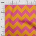 thumbnail image 1 of oneOone Organic Cotton Voile Fabric Chevron Geometric Decor Fabric Printed BTY 42 Inch Wide, 1 of 4