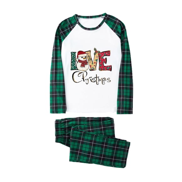 Yuyuzo Family Christmas Pajamas Matching Sets Baby Christmas Matching Jammies Holiday Xmas Plaid Sleepwear Set