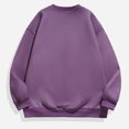 thumbnail image 4 of KIHOUT Chandails à Manches Longues pour Hommes T-Shirts Décontractés Mode Chandails à Col Rond Unis Pulls Hauts Chandail PP/L, 4 of 4