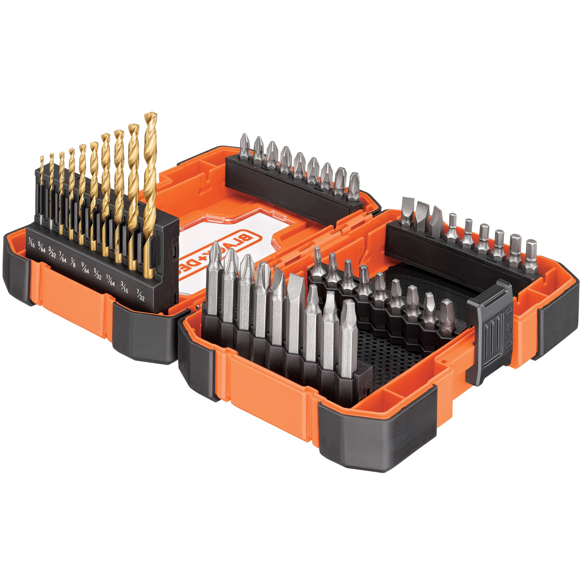 BLACK+DECKER BDA46SDDDAEV 46 Piece Drill/Screwdriver Bit Accessory Set