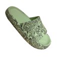 thumbnail image 1 of Cloud Slides for Women Cute Cartoon Print Shower Slippers Comfort Quick Drying Bath Sandals Soft Platform Sandals, 1 of 5