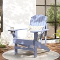 thumbnail image 2 of Outsunny Classic Adirondack Chair with Cup Holder for Backyard Grey, 2 of 10