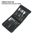 thumbnail image 3 of Professional Lemon Yellow Nail Clippers Set Pedicure Kit Stainless Steel with Luxurious Travel Case, 3 of 5