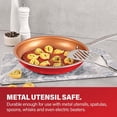 thumbnail image 2 of Gotham Steel 20-Piece Aluminum Ti-Ceramic Nonstick Cookware and Bakeware Set in Red, Pots and Pans Set, 2 of 9