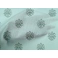 thumbnail image 4 of oneOone Cotton Poplin Fabric Floral Block Printed Fabric 1 Yard 56 Inch Wide, 4 of 4