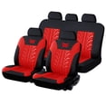 thumbnail image 2 of HIGERH Universal Car Seat Covers Set | 9-Piece Full Set for 5-Seater | Embroidered Design with Memory Silk Wadding | Breathable, Non-Slip & Comfortable Seat Cushions, 2 of 2