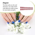 thumbnail image 3 of mmirethe Art Delicate Removable Artificial Tips Extension Fingernails Fashion Wraps Manicure Tools Decoration for Girls Type 34, 3 of 6