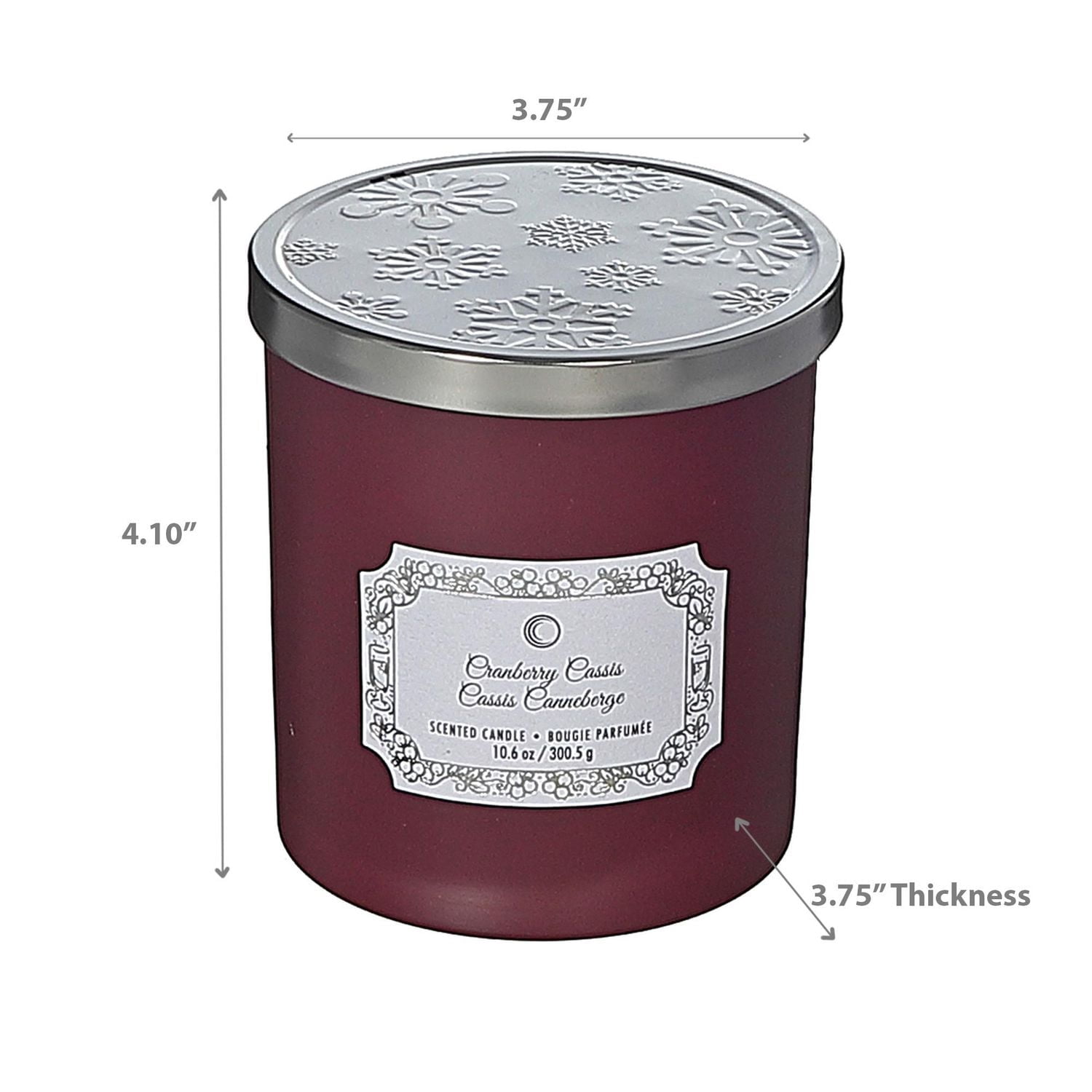 Christmas 10,5 Oz En Pot Cassis Aux Canneberges