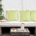 thumbnail image 2 of Bdday Housses d'Oreiller d'Été 2 Pcs Housse d'Oreiller d'Extérieur Imperméable Housse d'Oreiller Moderne de Couleur Unie Coussin Oreiller Dossier Housse d'Oreiller Housses d'Oreiller Décoratives, 2 of 5