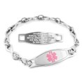 thumbnail image 1 of MedicEngraved Bracelet d'Alerte Médicale Personnalisé en Acier Inoxydable - Maillon Infini 6 mm, 1 of 7